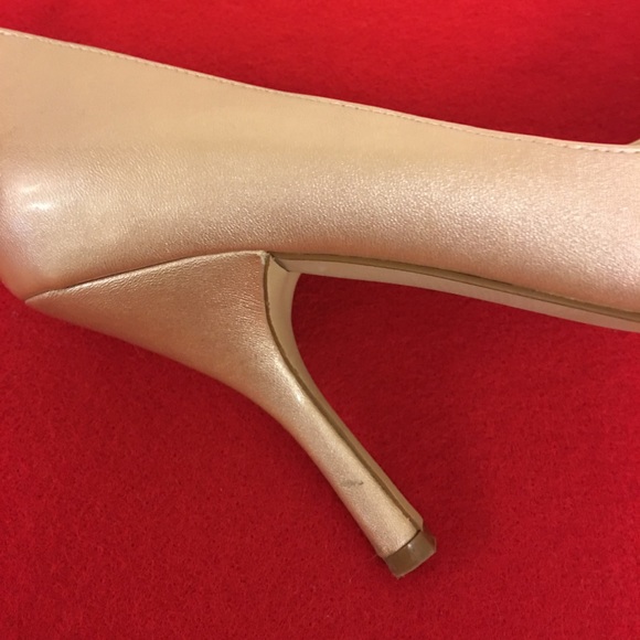 Enzo Angiolini, Open Toed Pink Patent Heels, 9M - Picture 5 of 6